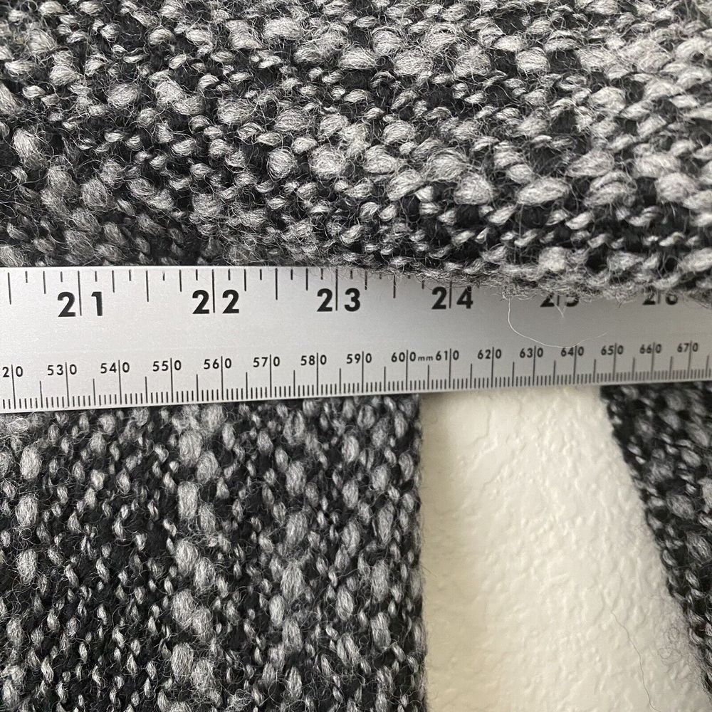 Eileen Fisher Jacket Womens Sz XL Wool Peacoat Tweed Button Front - Picture 5 of 8